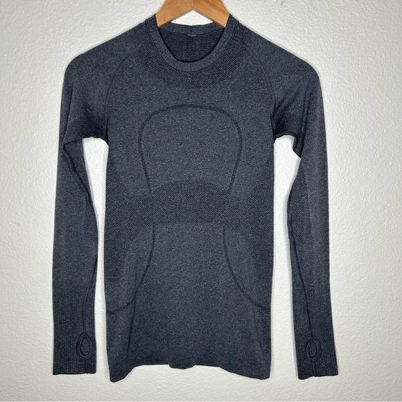 Lululemon Swiftly Tech Long Sleeve Shirt grey 4 - Picture 1 of 10